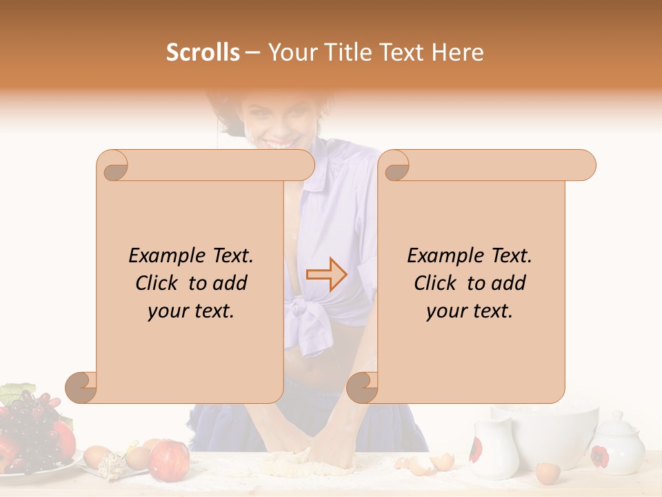 Kitchen Dough Sexual PowerPoint Template