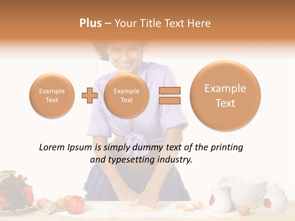 Kitchen Dough Sexual PowerPoint Template