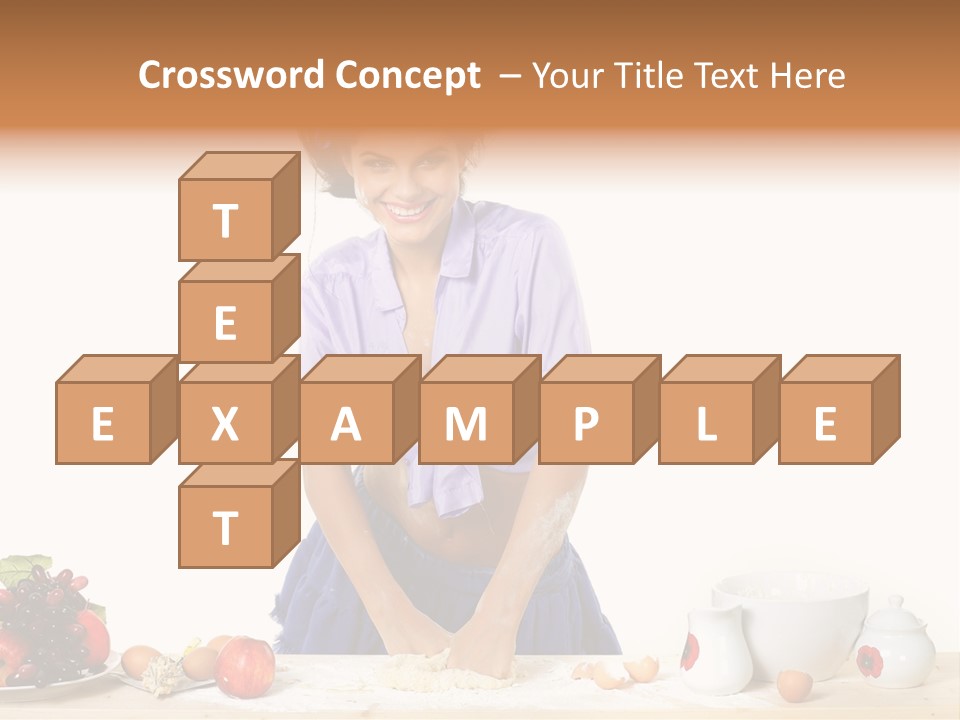 Kitchen Dough Sexual PowerPoint Template