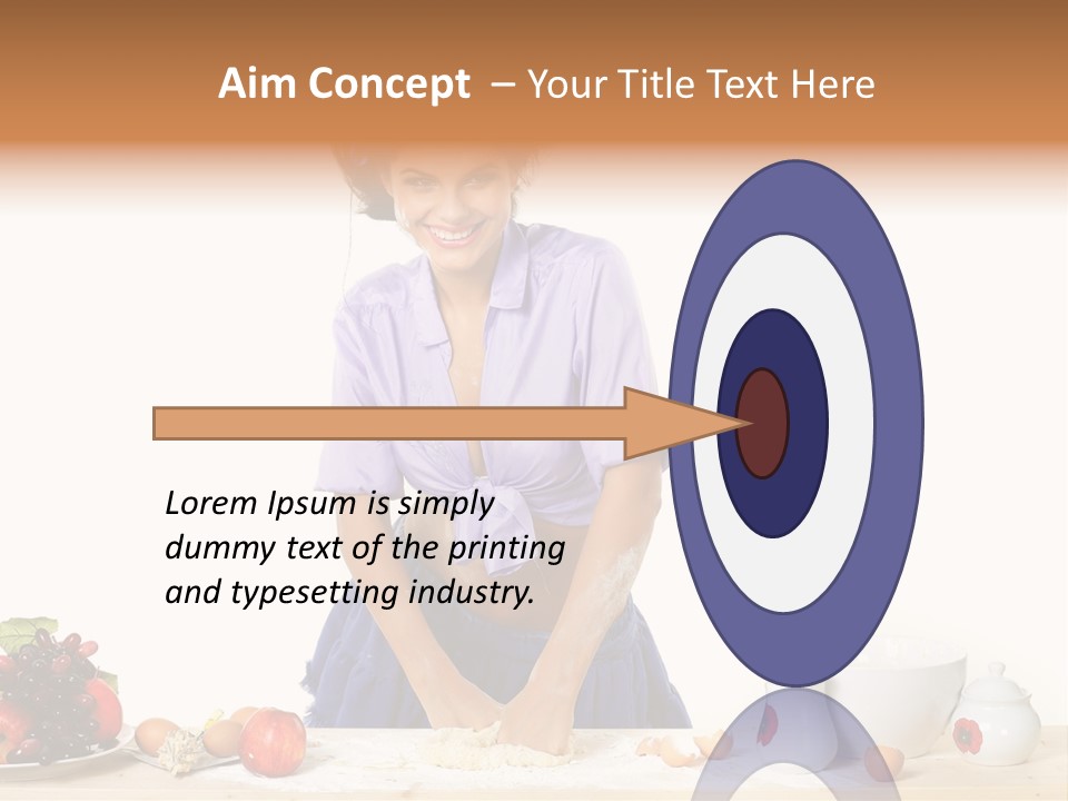 Kitchen Dough Sexual PowerPoint Template