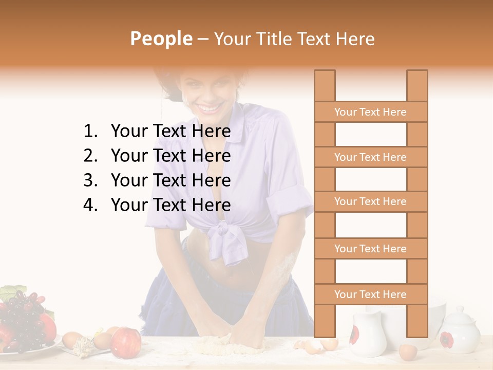 Kitchen Dough Sexual PowerPoint Template