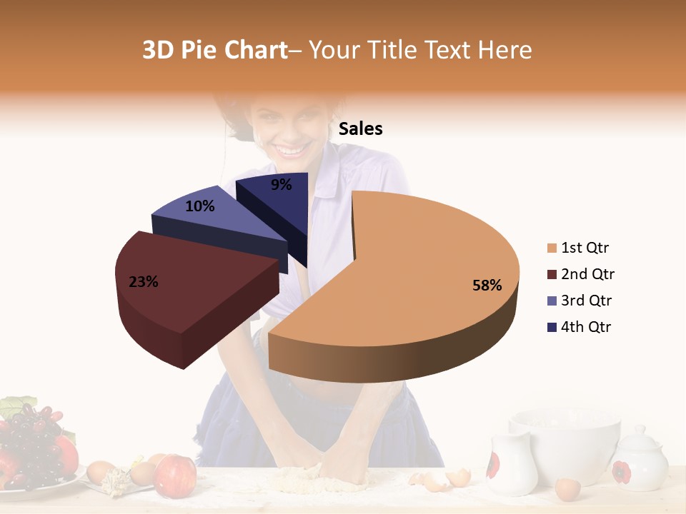 Kitchen Dough Sexual PowerPoint Template