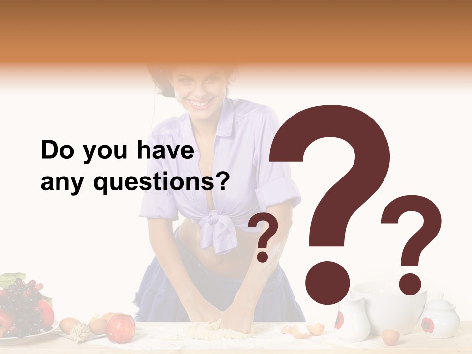 Kitchen Dough Sexual PowerPoint Template