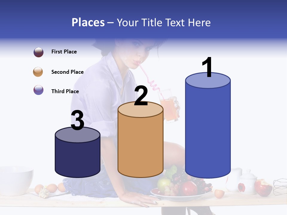 Kitchen Meal Bowl PowerPoint Template