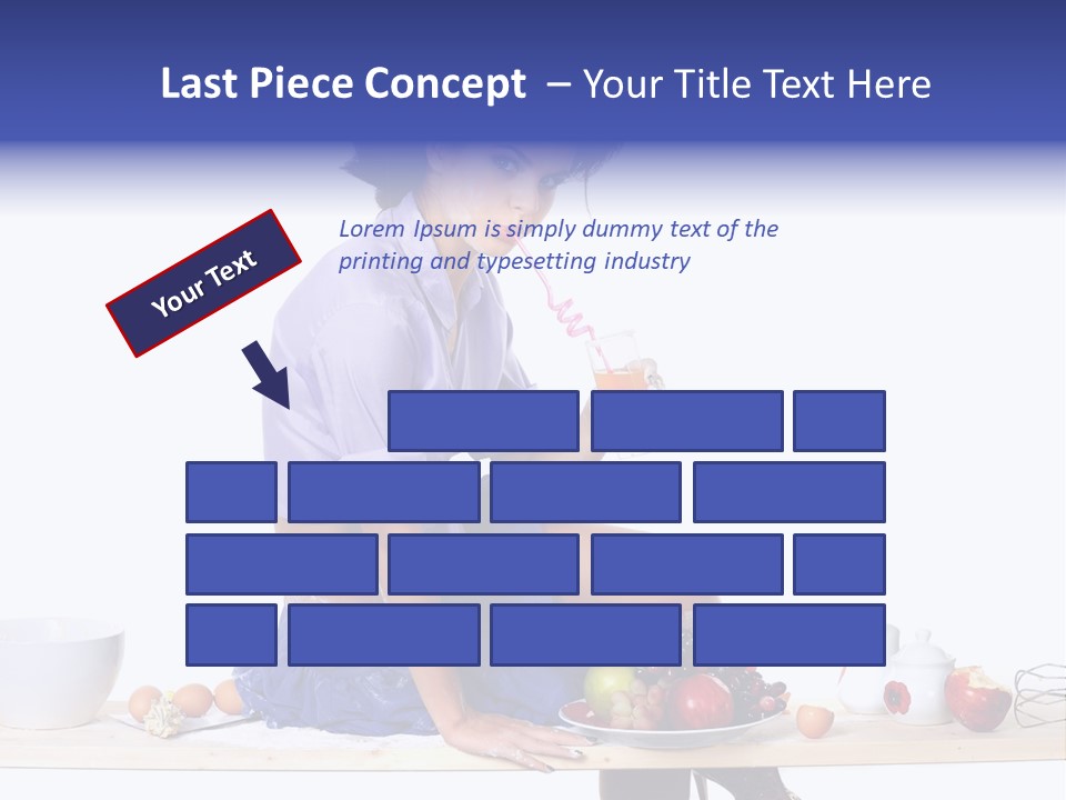 Kitchen Meal Bowl PowerPoint Template