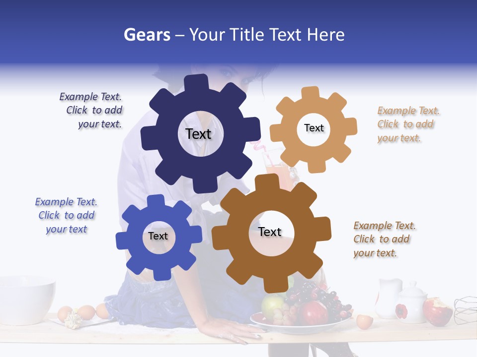 Kitchen Meal Bowl PowerPoint Template