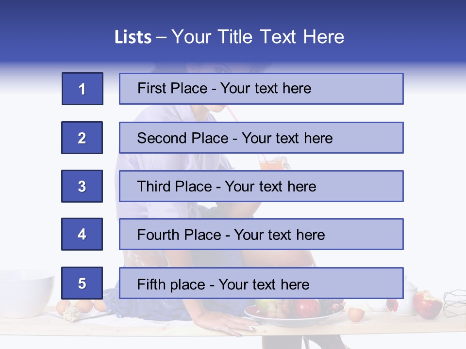 Kitchen Meal Bowl PowerPoint Template