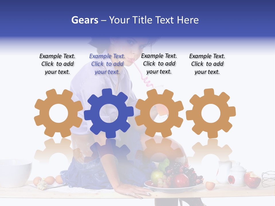 Kitchen Meal Bowl PowerPoint Template