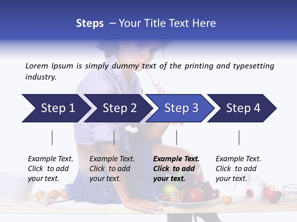 Kitchen Meal Bowl PowerPoint Template