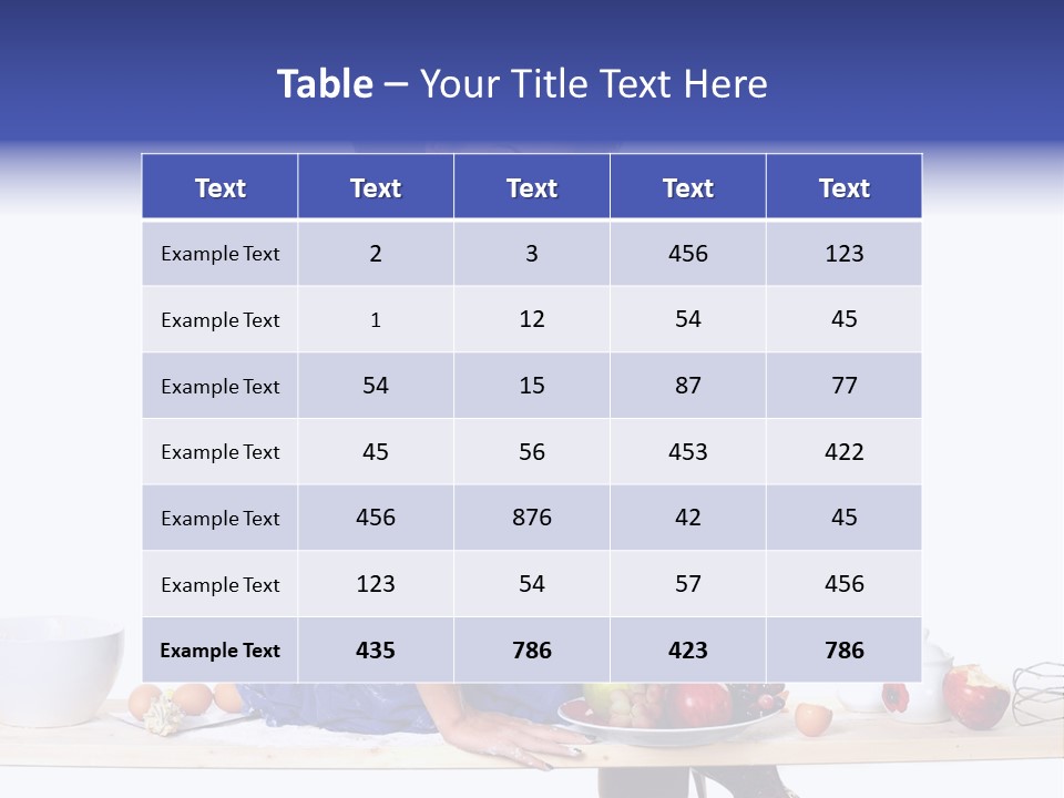 Kitchen Meal Bowl PowerPoint Template