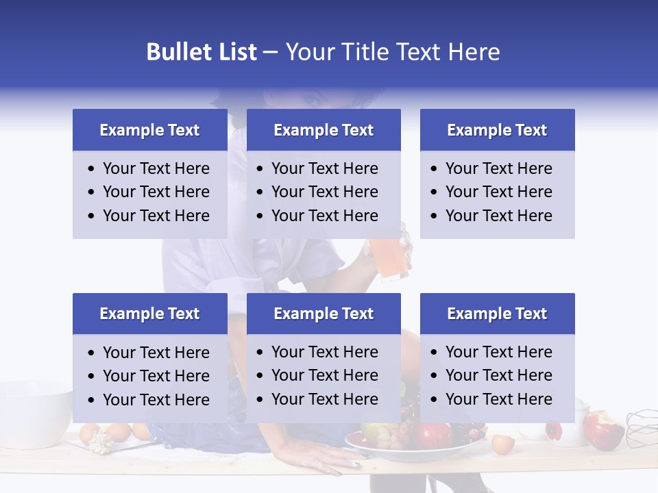 Kitchen Meal Bowl PowerPoint Template