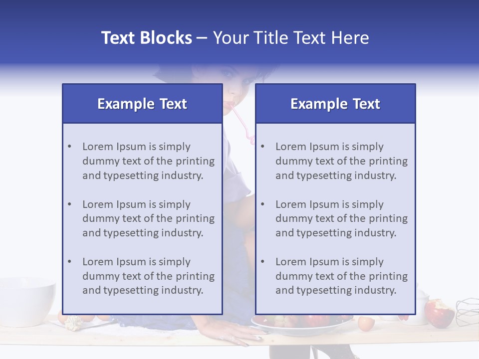Kitchen Meal Bowl PowerPoint Template