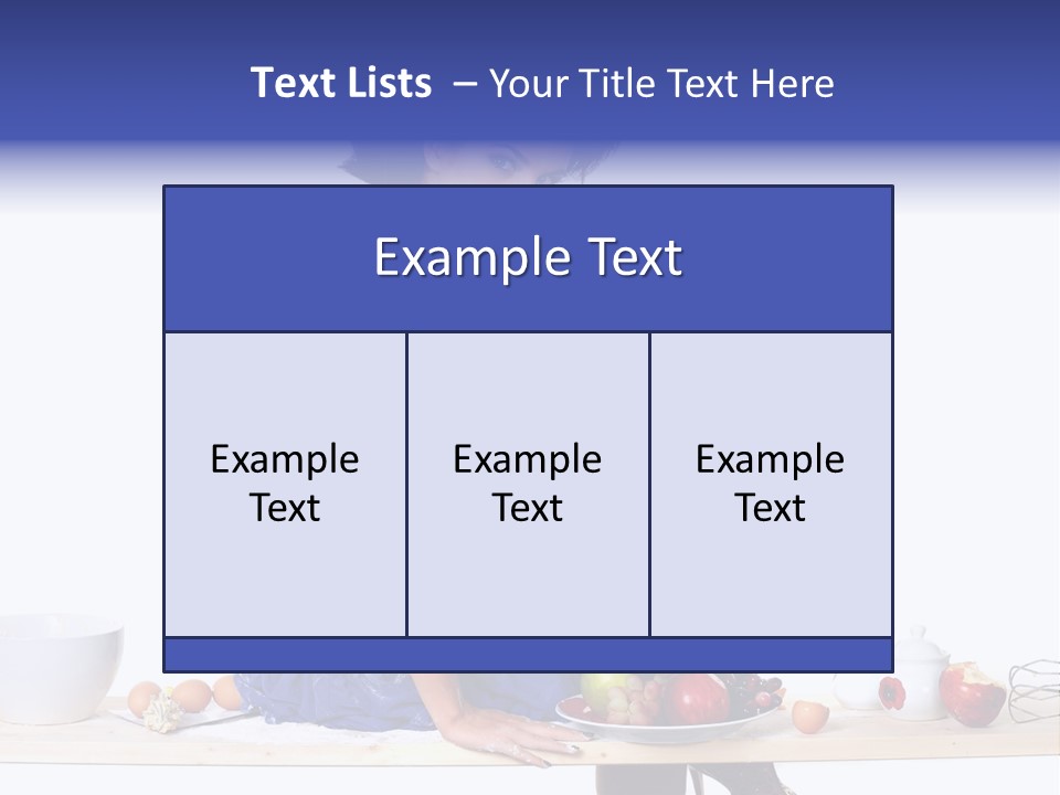 Kitchen Meal Bowl PowerPoint Template