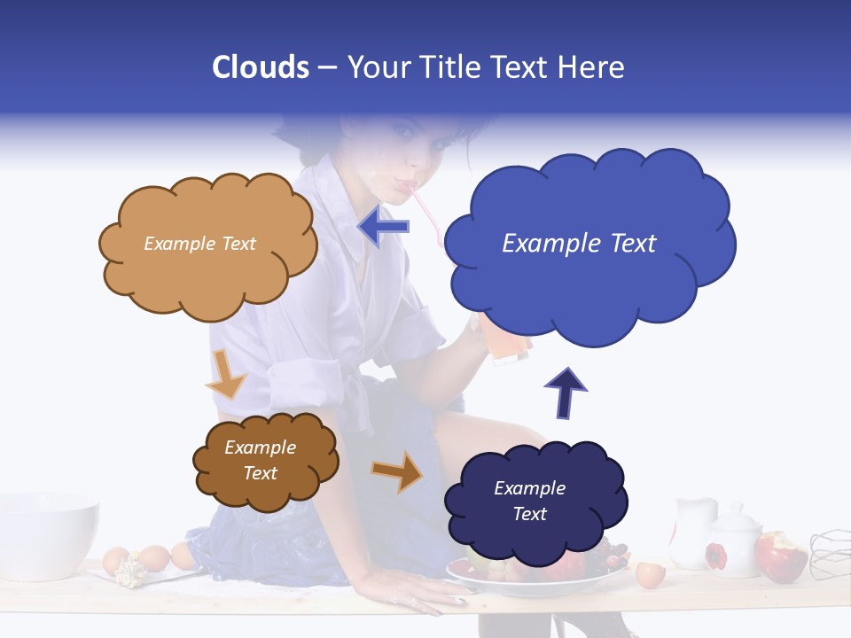 Kitchen Meal Bowl PowerPoint Template