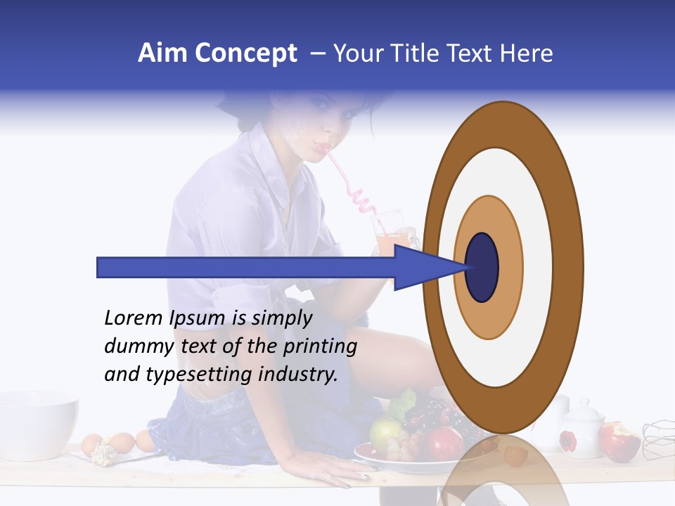 Kitchen Meal Bowl PowerPoint Template