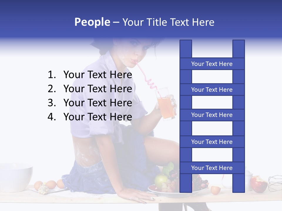 Kitchen Meal Bowl PowerPoint Template