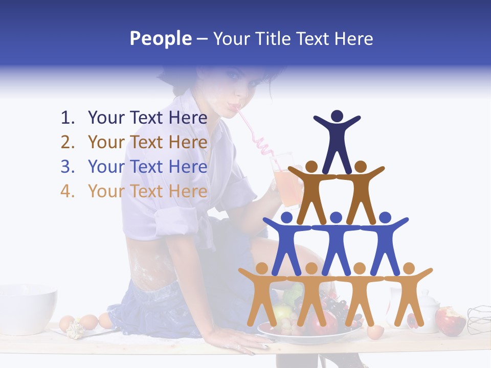 Kitchen Meal Bowl PowerPoint Template