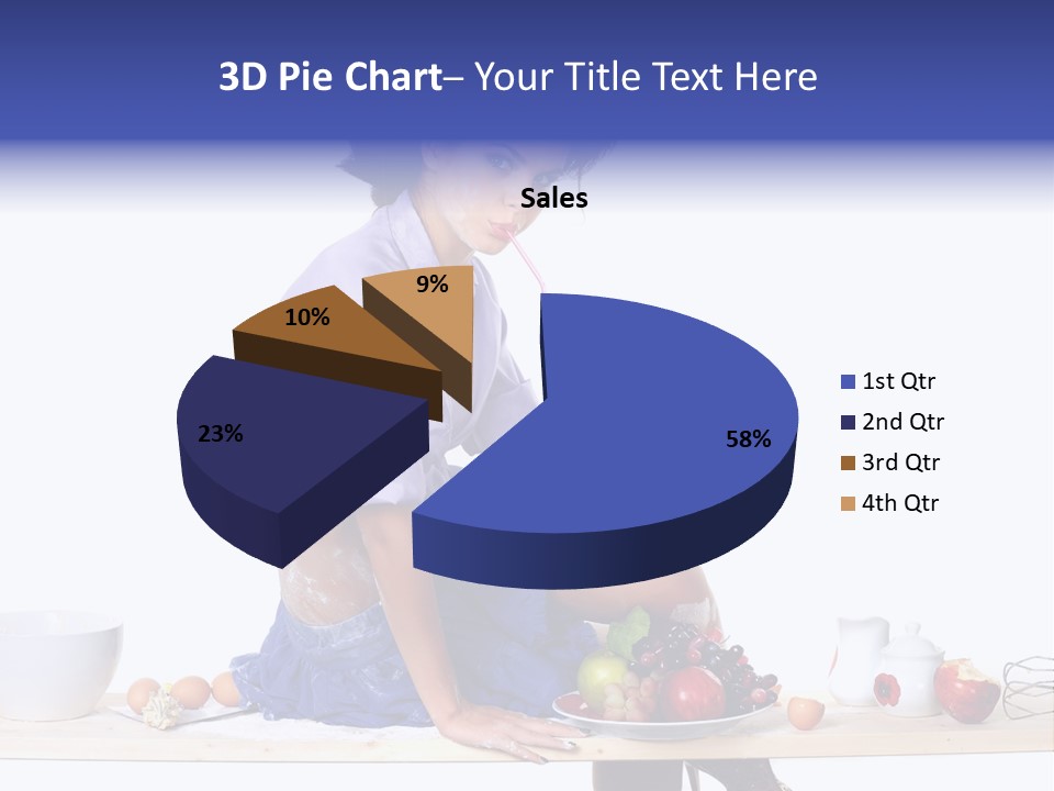 Kitchen Meal Bowl PowerPoint Template