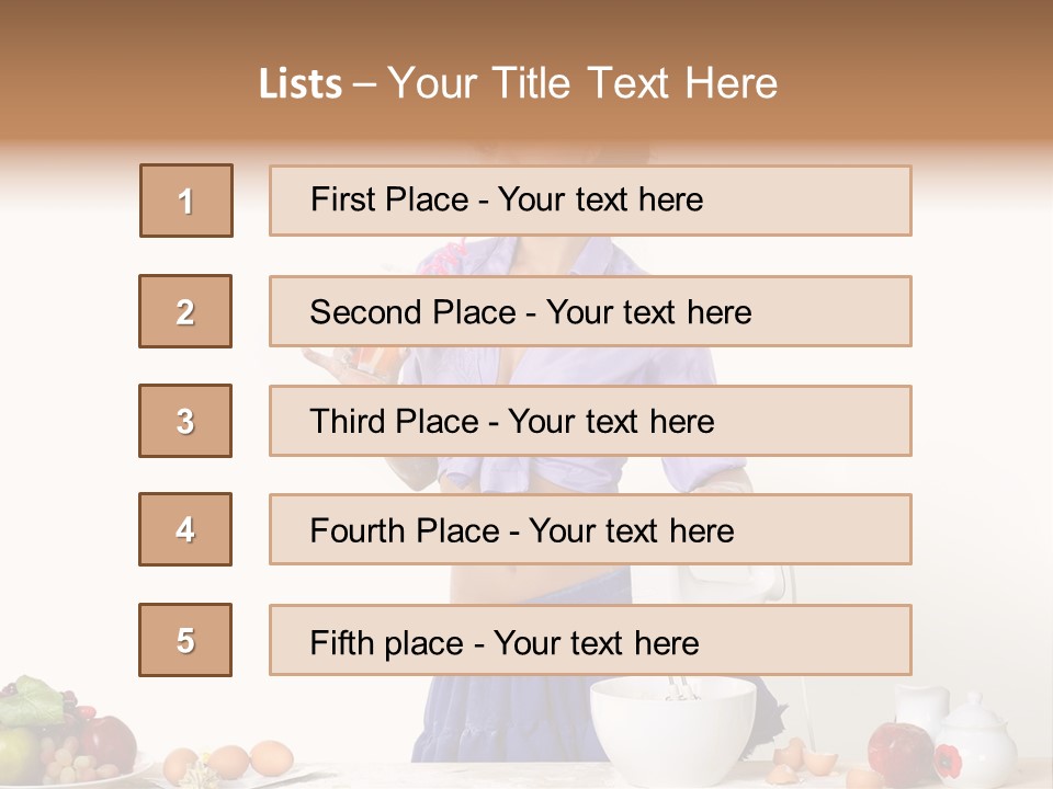 One Flour Treatings PowerPoint Template