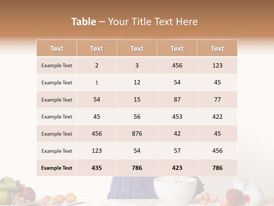 One Flour Treatings PowerPoint Template