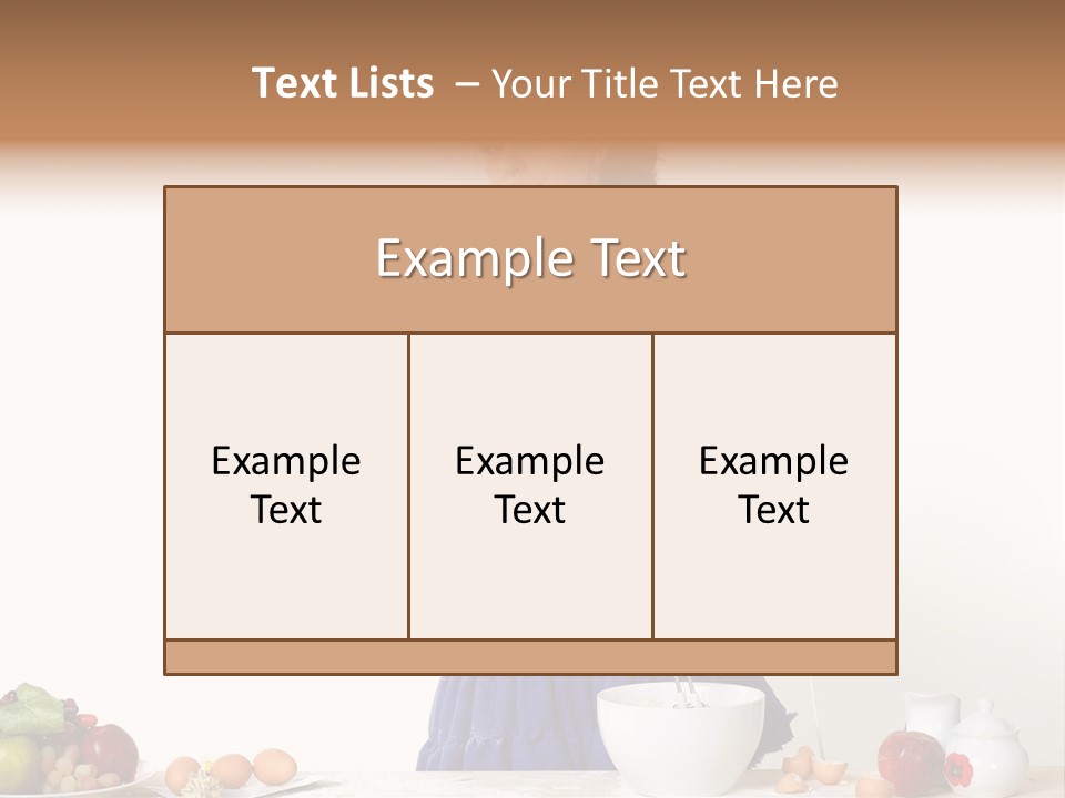 One Flour Treatings PowerPoint Template