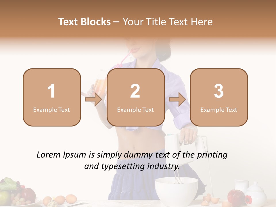 One Flour Treatings PowerPoint Template