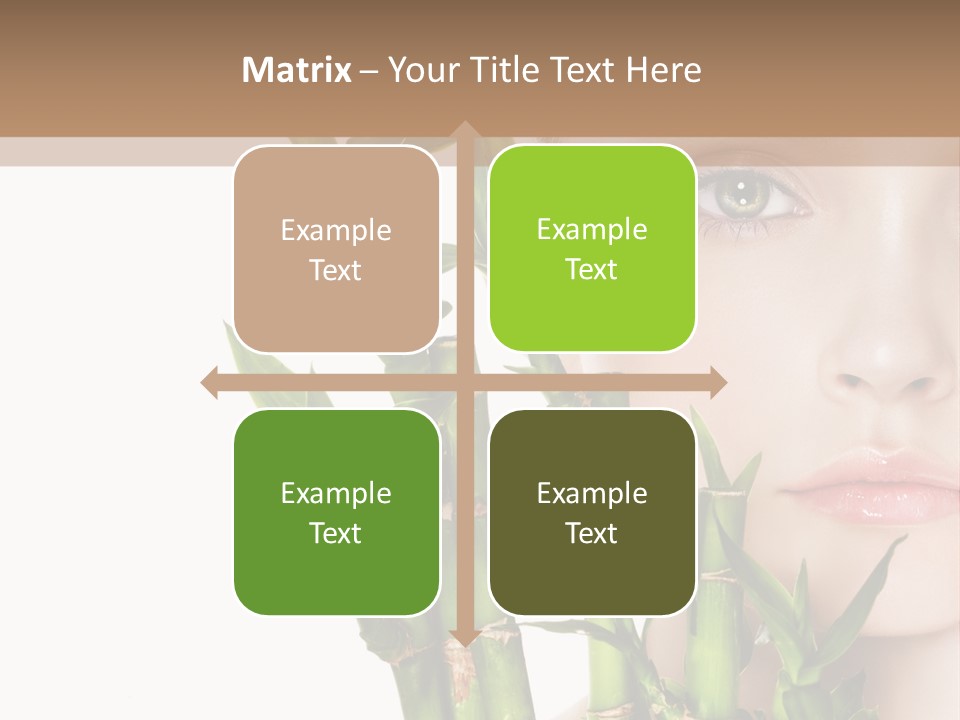 Cosmetics Nature Purity PowerPoint Template
