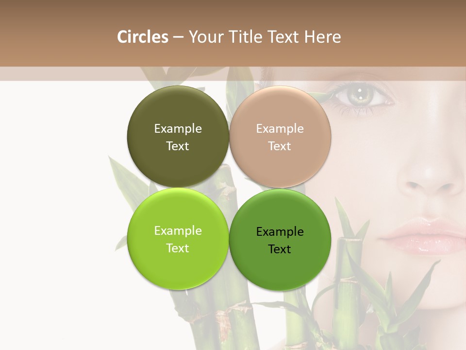 Cosmetics Nature Purity PowerPoint Template