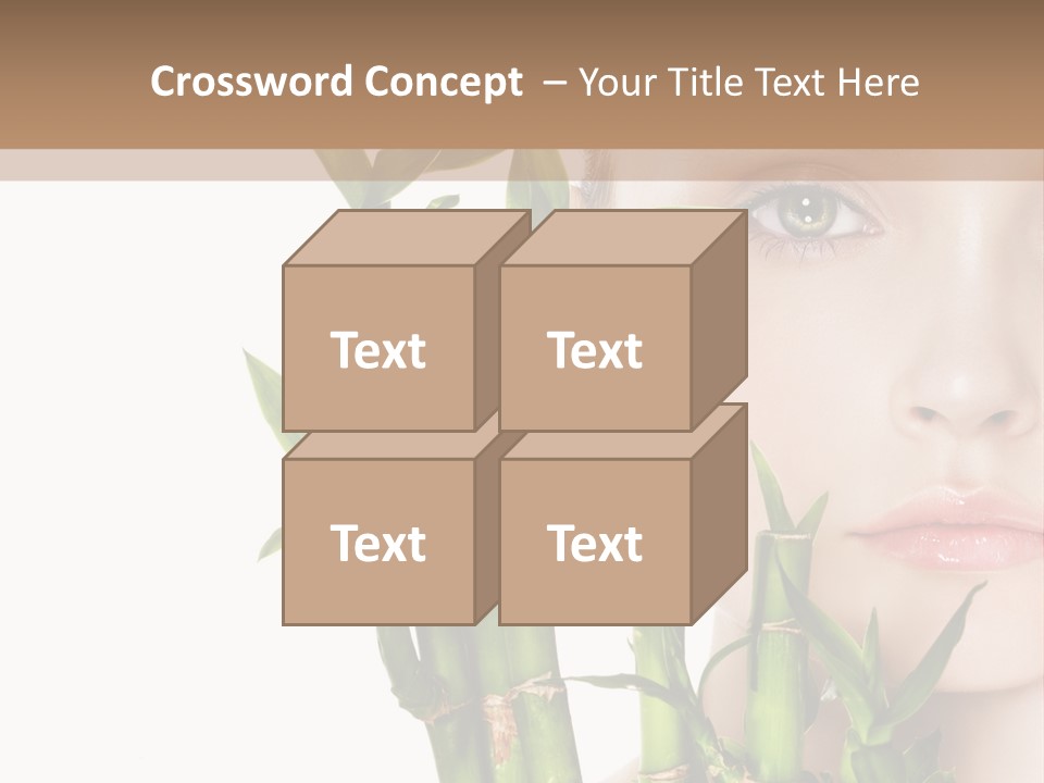 Cosmetics Nature Purity PowerPoint Template