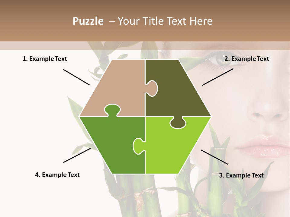 Cosmetics Nature Purity PowerPoint Template