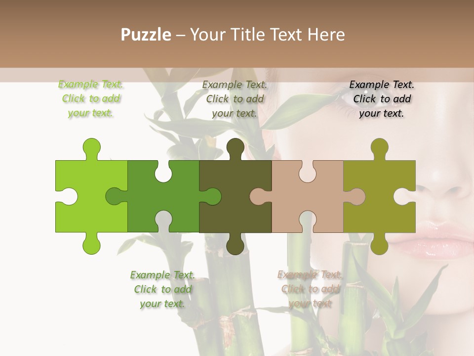 Cosmetics Nature Purity PowerPoint Template