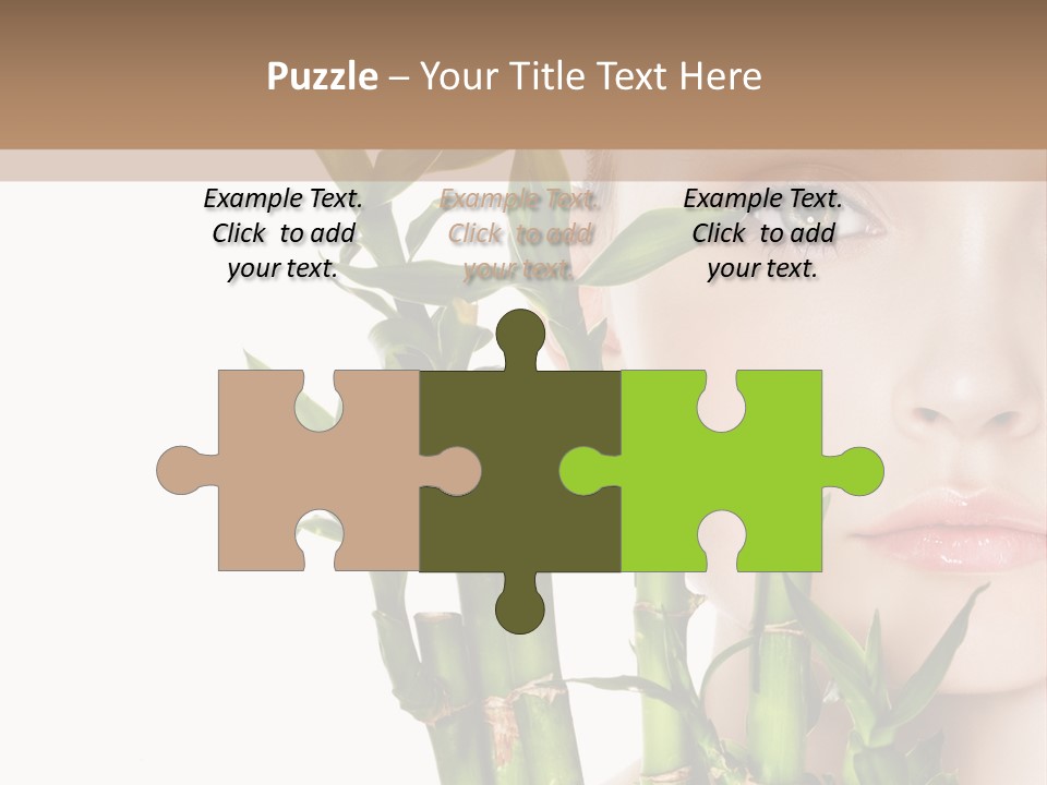 Cosmetics Nature Purity PowerPoint Template