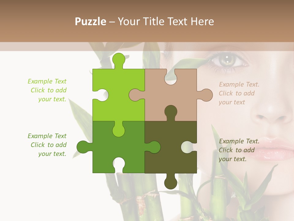 Cosmetics Nature Purity PowerPoint Template