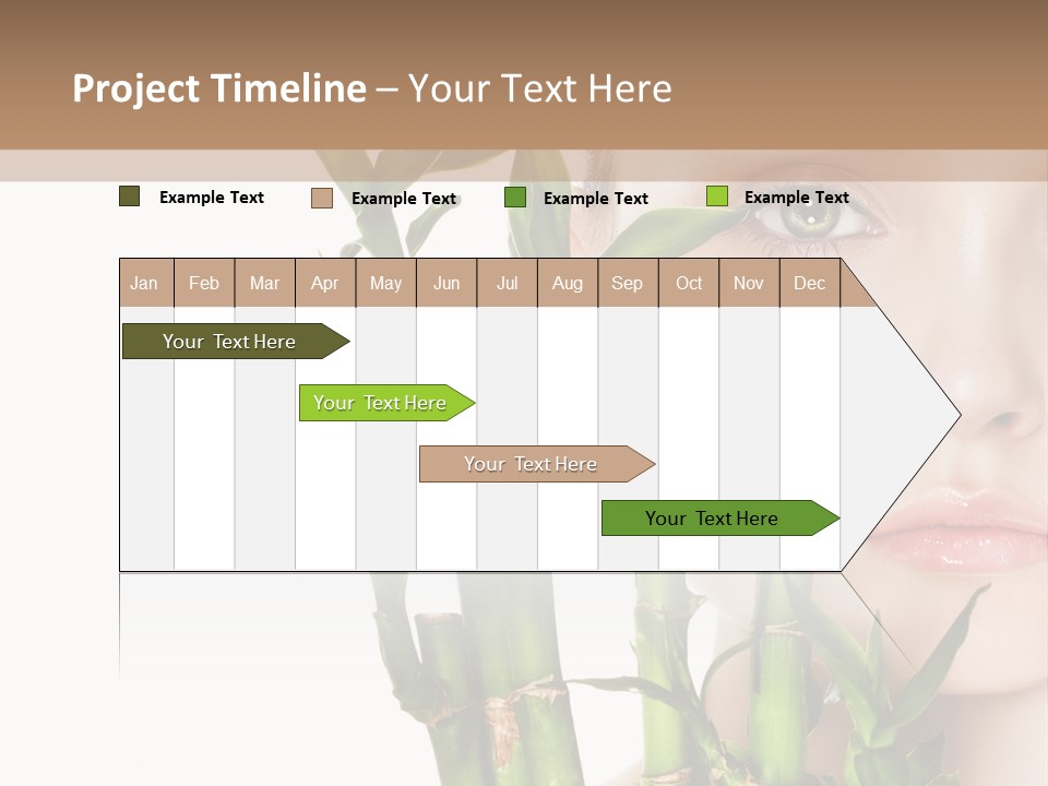 Cosmetics Nature Purity PowerPoint Template