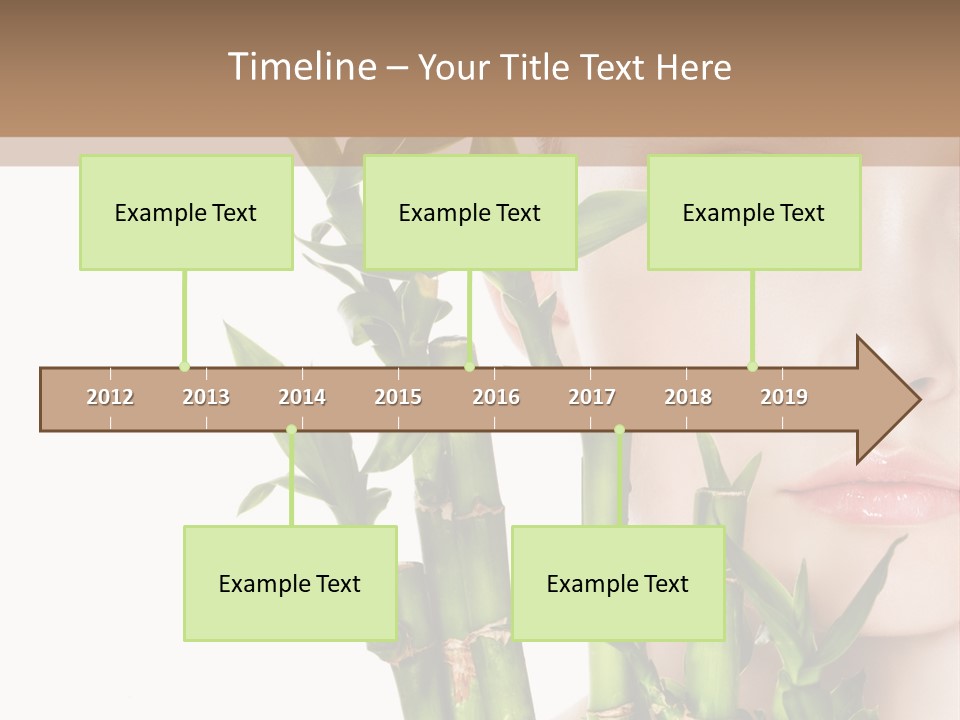 Cosmetics Nature Purity PowerPoint Template