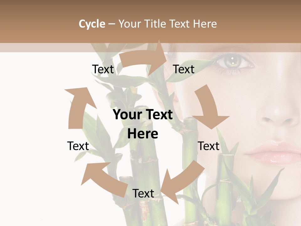 Cosmetics Nature Purity PowerPoint Template