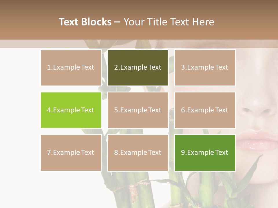Cosmetics Nature Purity PowerPoint Template
