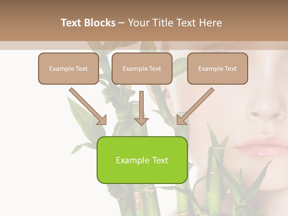 Cosmetics Nature Purity PowerPoint Template