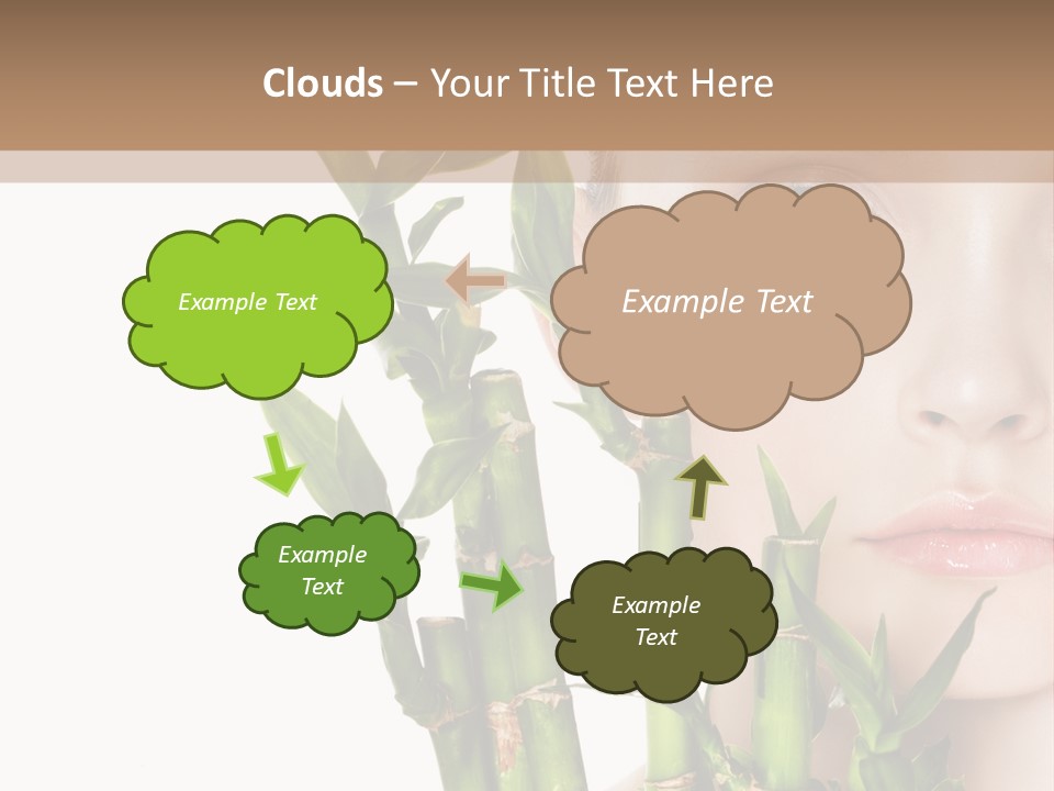 Cosmetics Nature Purity PowerPoint Template
