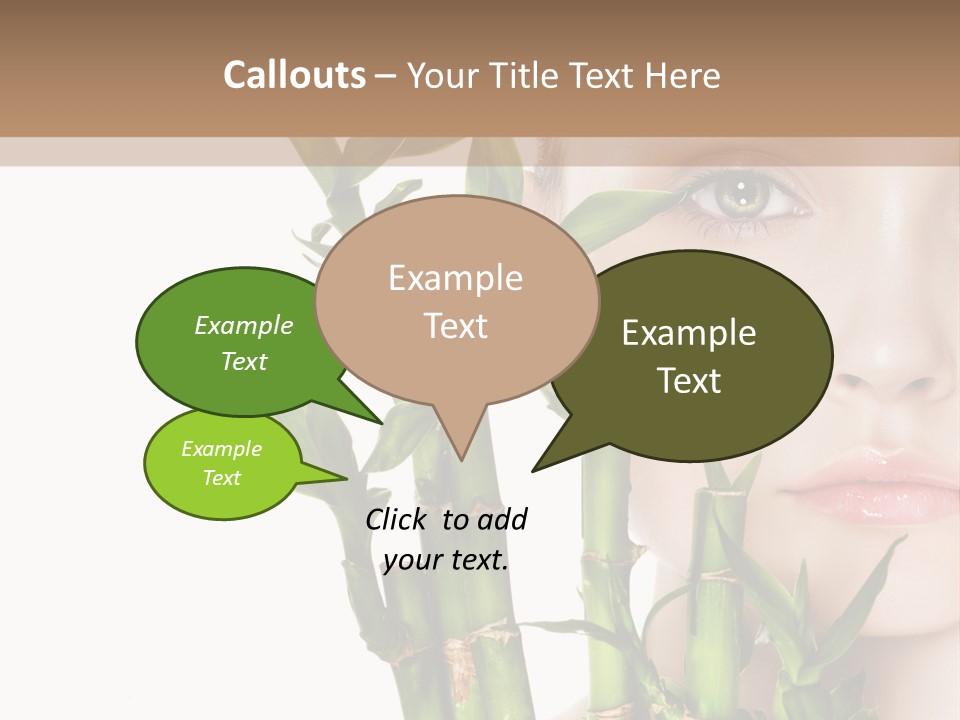 Cosmetics Nature Purity PowerPoint Template