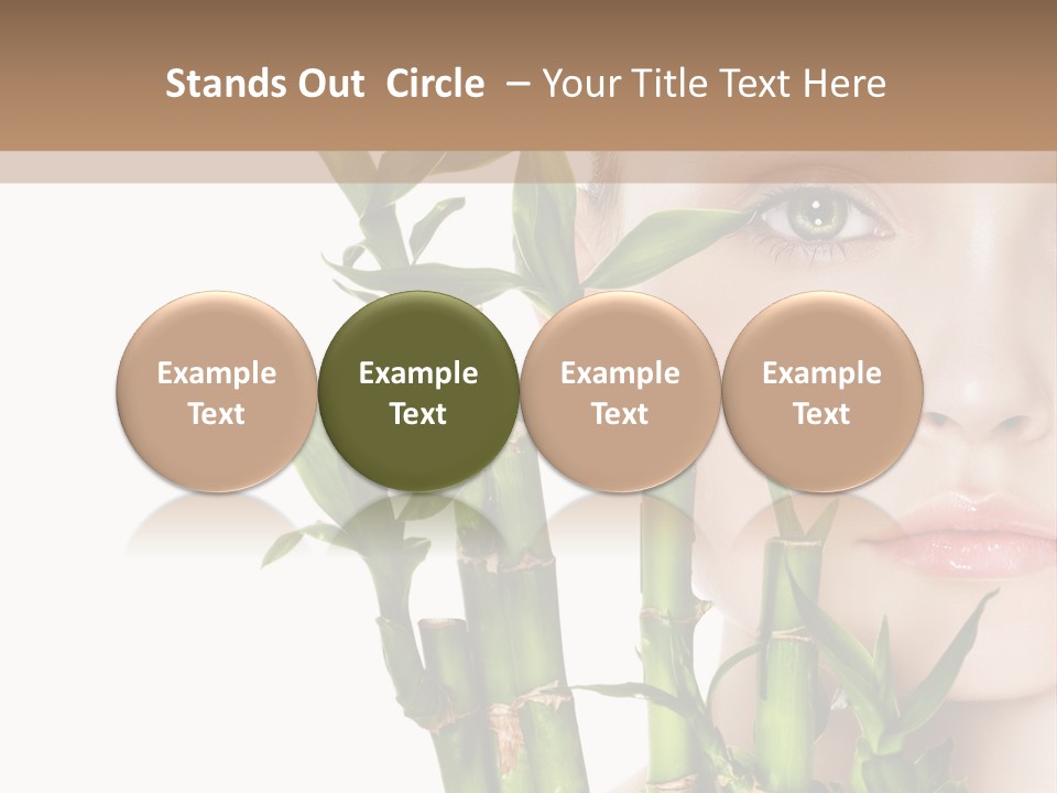 Cosmetics Nature Purity PowerPoint Template