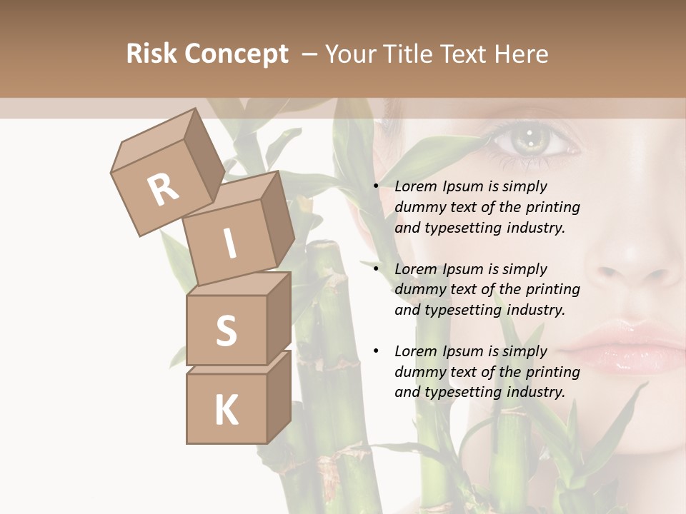 Cosmetics Nature Purity PowerPoint Template