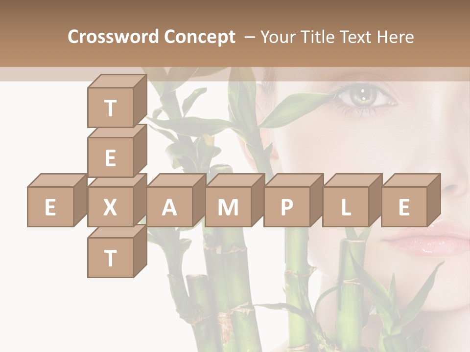 Cosmetics Nature Purity PowerPoint Template