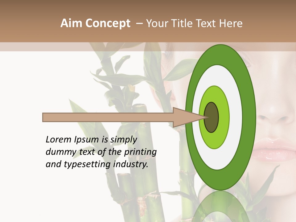 Cosmetics Nature Purity PowerPoint Template