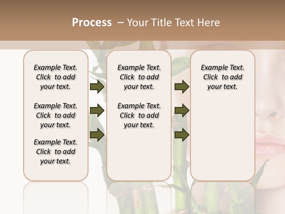 Cosmetics Nature Purity PowerPoint Template