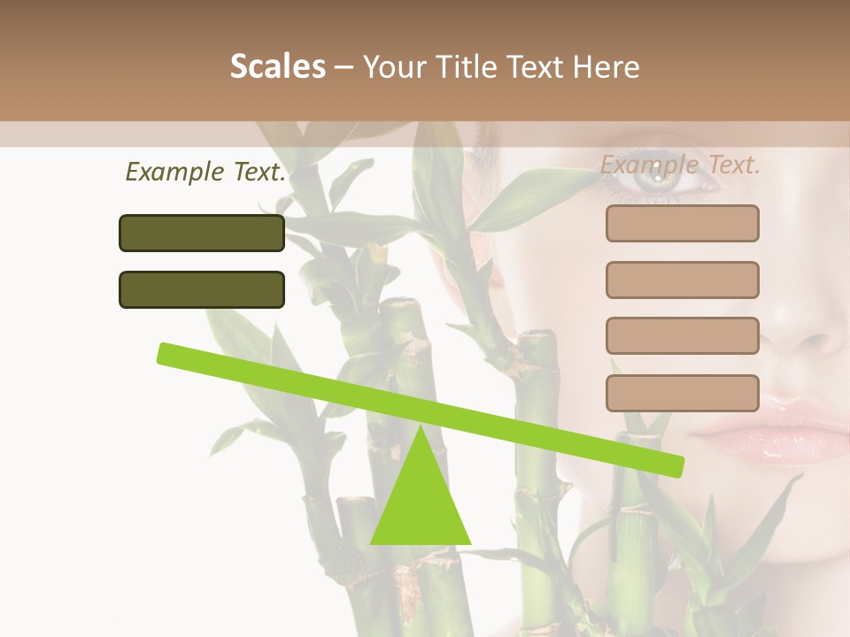 Cosmetics Nature Purity PowerPoint Template