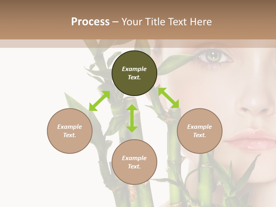 Cosmetics Nature Purity PowerPoint Template