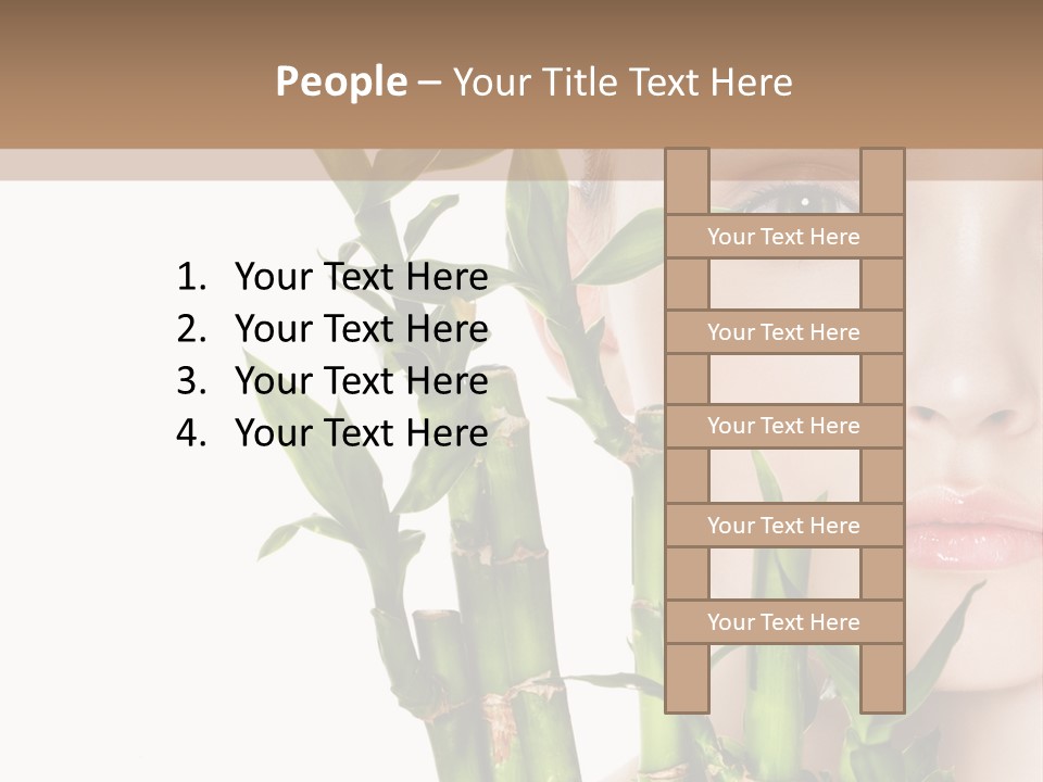 Cosmetics Nature Purity PowerPoint Template