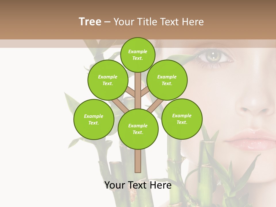 Cosmetics Nature Purity PowerPoint Template