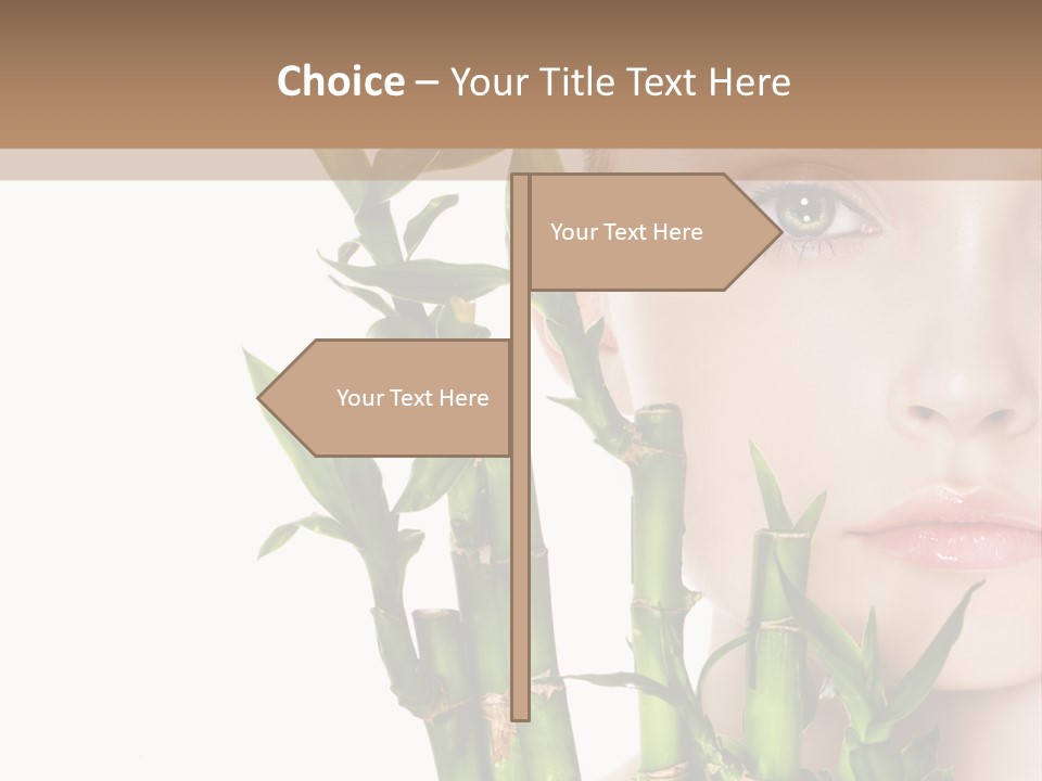 Cosmetics Nature Purity PowerPoint Template